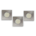 Комплект из 3-х квадратных светодиодных светильников MARBELLA PLUS, холодный белый, 3-MARBELLA-PB – покупайте в интернет-магазине furnitarium.ru