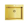 Мойка Akisame 59-LG нержавеющая сталь/ светлое золото , 4973082 – покупайте в интернет-магазине furnitarium.ru