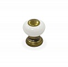 Ручка-кнопка, античная бронза/керамика, RH214J.024BA10 – покупайте в интернет-магазине furnitarium.ru