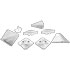Аксессуары для треугольного плинтуса, белый, 09.565.BI – покупайте в интернет-магазине furnitarium.ru