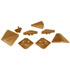 Аксессуары для треугольного плинтуса, коричневый, 09.565.RC – покупайте в интернет-магазине furnitarium.ru