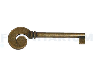Ключ бронза полированная 00X4, WCH.7200/53.00D1