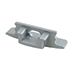 Торцевая заглушка для алюминиевого профиля 2507 - AP , с отверстием, серый, 2507 - EO – покупайте в интернет-магазине furnitarium.ru