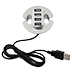 Разветвитель для USB на 4 порта серебро – покупайте в интернет-магазине furnitarium.ru