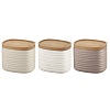 Набор банок для хранения с бамбуковыми крышками Tierra, 500 мл, 3 шт. – покупайте в интернет-магазине furnitarium.ru