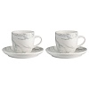 Набор чайных пар Marble, 250 мл, 2 шт., LJ_RM_CU250 – покупайте в интернет-магазине furnitarium.ru