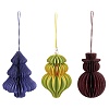 Набор елочных украшений из бумаги Honeycomb festive из коллекции New Year Essential – покупайте в интернет-магазине furnitarium.ru