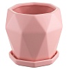 Горшок цветочный Rhombus, 13,5 см, розовый, LJ_RH_FP_PNK13.5 – покупайте в интернет-магазине furnitarium.ru
