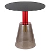 Столик кофейный Amalie, ?60 см, серый/красный – покупайте в интернет-магазине furnitarium.ru