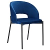 Кресло Earl, велюр, темно-синее – покупайте в интернет-магазине furnitarium.ru