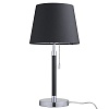 Лампа настольная Venice, 22х44 см, черная, хром – покупайте в интернет-магазине furnitarium.ru