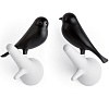 Вешалки настенные Sparrow 2 шт. белые-черные – покупайте в интернет-магазине furnitarium.ru