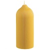 Свеча декоративная цвета карри из коллекции Edge, 16,5см – покупайте в интернет-магазине furnitarium.ru