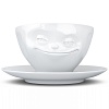 Чайная пара Tassen Grinning, 200 мл, белая – покупайте в интернет-магазине furnitarium.ru