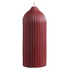Свеча декоративная бордового цвета из коллекции Edge, 16,5см – покупайте в интернет-магазине furnitarium.ru