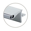 Профиль для навесных шкафов ДСП 18мм, L=4200 мм полированный никель, 80/G1.4AL-04 – покупайте в интернет-магазине furnitarium.ru