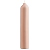 Свеча декоративная бежево-розового цвета из коллекции Edge, 25,5 см – покупайте в интернет-магазине furnitarium.ru