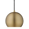 Лампа подвесная Ball, 16хO18 см, матовая античная латунь – покупайте в интернет-магазине furnitarium.ru