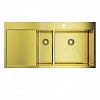 Мойка Akisame 100-2-LG-R нержавеющая сталь/ светлое золото, 4973090 – покупайте в интернет-магазине furnitarium.ru