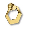 Ручка кольцо модерн, глянцевое золото, BR912-GL – покупайте в интернет-магазине furnitarium.ru
