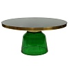Столик кофейный Odd, ?75 см, черный/зеленый – покупайте в интернет-магазине furnitarium.ru