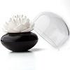 Контейнер для ватных палочек Lotus, черный/белый – покупайте в интернет-магазине furnitarium.ru
