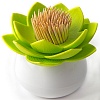 Держатель для зубочисток Lotus белый-зеленый – покупайте в интернет-магазине furnitarium.ru