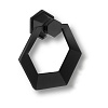 Ручка кольцо модерн, чёрный матовый, BR912-BL – покупайте в интернет-магазине furnitarium.ru