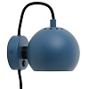 Лампа настенная Ball, O12 см, синяя матовая – покупайте в интернет-магазине furnitarium.ru