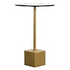Столик приставной Svein, 30х30 см, мрамор/золотой – покупайте в интернет-магазине furnitarium.ru