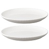 Набор из двух тарелок белого цвета из коллекции Kitchen Spirit, 21 см – покупайте в интернет-магазине furnitarium.ru