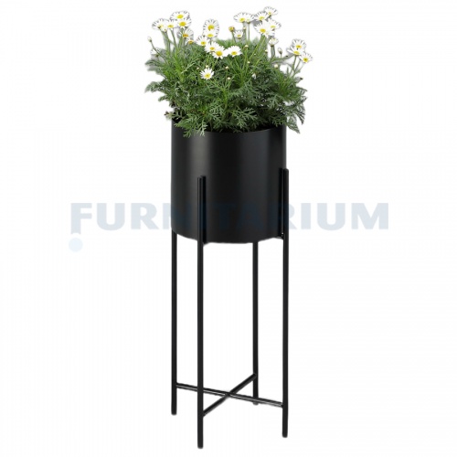 Подставка под цветочные горшки Cedroni, 57 см, черная, BEST-CEBL57