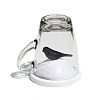 Чашка с крышкой Sparrow, белая с черным – покупайте в интернет-магазине furnitarium.ru