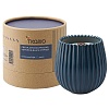 Свеча ароматическая с деревянным фитилём Vetiver & Black cypress из коллекции Edge, синий, 60 ч – покупайте в интернет-магазине furnitarium.ru