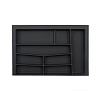 Лоток для кухонных принадлежностей в ящик полного выдвижения 800 мм, черный, 32/76.N80LVB – покупайте в интернет-магазине furnitarium.ru
