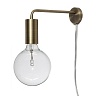 Лампа настенная Cool, 25 см, античная латунь, матовая – покупайте в интернет-магазине furnitarium.ru