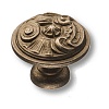 Ручка кнопка классика, латунь, полированная сталь, BR012035M – покупайте в интернет-магазине furnitarium.ru