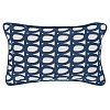 Чехол на подушку с принтом Twirl темно-синего цвета из коллекции Cuts&Pieces, 30х50 см – покупайте в интернет-магазине furnitarium.ru