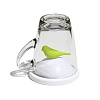 Чашка с крышкой Sparrow, белая с зеленым – покупайте в интернет-магазине furnitarium.ru