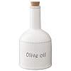 Бутылка для масла белого цвета из коллекции Kitchen Spirit, 250 мл – покупайте в интернет-магазине furnitarium.ru