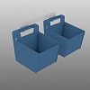 LAUNDRY AREA, два контейнера для мелочей, 3271-50 – покупайте в интернет-магазине furnitarium.ru
