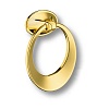 Ручка кольцо модерн, глянцевое золото, BR906-GL – покупайте в интернет-магазине furnitarium.ru