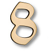 Номер на дверь, цифра "8", латунь, BR700600-0080379 – покупайте в интернет-магазине furnitarium.ru