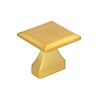 Ручка-кнопка L=16мм (32х32мм), потертое золото – покупайте в интернет-магазине furnitarium.ru