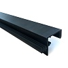 Профиль Gola для верхних шкафов с пазом под LED, L=3м, черный, PROF.GOLA/METRI – покупайте в интернет-магазине furnitarium.ru