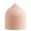 Свеча декоративная бежево-розового цвета из коллекции Edge, 10,5 см – покупайте в интернет-магазине furnitarium.ru