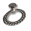 Ручка кольцо классика, старое серебро, BR15.259.01.16 – покупайте в интернет-магазине furnitarium.ru