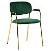 Кресло Eirill, велюр, темно-зеленое, FH-ERL-ARMCH-PL-GRN – покупайте в интернет-магазине furnitarium.ru