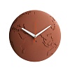Часы настенные World Wide Waste, коричневые – покупайте в интернет-магазине furnitarium.ru