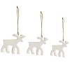 Набор елочных украшений Santa reindeers из коллекции New Year Essential, 3 шт. – покупайте в интернет-магазине furnitarium.ru